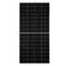Direct front view of the Rich Solar MEGA 250 250W monocrystalline solar panel highlighting the grid pattern of the half-cut solar cells.