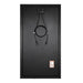 Direct back view of a Rich Solar ONYX 100W 12V all-black solar panel showcasing the black backsheet, central junction box, and technical specs label.