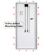 Rear view of the Rich Solar 200W solar panel highlighting 14 pre-drilled mounting holes for easy installation.