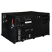 AIMS Power AIO-12V 5.58kWh solar generator with inverter charger, solar charger, battery ports, PV inputs, and black enclosure.