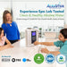 Family using AlkaViva water ionizer in kitchen