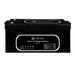 AIMS Power 12V 300Ah LiFePO4 lithium iron phosphate battery with black case, top terminals, and front label.