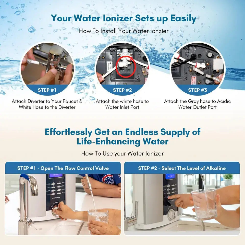 AlkaViva Melody II water ionizer installation and use guide