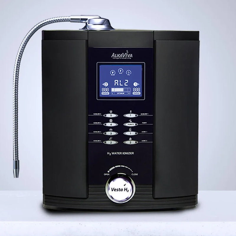 AlkaViva Vesta H2 water ionizer product image on light background