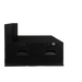AIMS Power AIO solar generator expansion configurations showing one, two, three, and four battery units for scalable power storage.