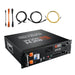 Rich Solar Alpha 5 Pro 51.2V 100Ah 5120Wh lithium iron phosphate LiFePO4 rack battery with terminal cables.