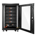 Detailed exterior view of the custom storage cabinet designed for housing the Rich Solar ALPHA 5 PRO 48V Server Rack Battery system.