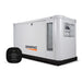 Generac XG04845ANAX 48kW generator with ecobee, angled exterior view