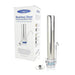 Crystal Quest 80,000 Gallon Single Stainless Steel Countertop Water Filter system with retail packaging and faucet diverter.