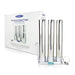 Crystal Quest Triple Stainless Steel Countertop Water Filter 80,000 Gallon system with retail box and SMART filtration technology.