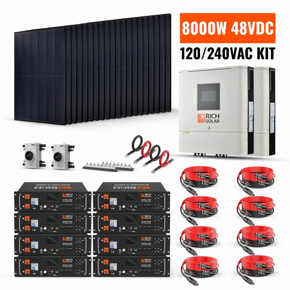 Rich Solar RS-CBK8000 8000W 240V Solar Kit