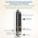AlkaViva Delphi H2 filter cutaway showing layered filtration media