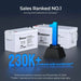 Renogy 12V 100Ah AGM Battery sales infographic displaying its Amazon No. 1 ranking and over 230,000 units sold globally.