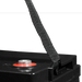 Close-up of AIMS Power AGM battery terminal and integrated flexible carry strap in the recessed handle.