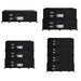 AIMS Power AIO-12V-BAT2 lithium battery expansion configurations with one, two, three, and four scalable battery units.
