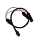 Solar charging cable accessory with red and black connectors for AIMS Power portable solar generator.