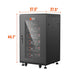 Dimensional drawing and physical size specifications schematic for the Rich Solar ALPHA 5 PRO 48V Server Rack Battery.