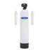 Crystal Quest Acid Neutralizing Water Filtration System with single white fiberglass tank and two pre-filters.