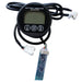 AIMS Power 500A Bluetooth battery monitor with round LCD screen, wiring harness, and circuit board connector.