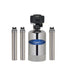 Crystal Quest EAGLE 1000 Automatic Stainless Steel Whole House Water Filter and Alkalizer system featuring 11-stage filtration and polished steel casings.