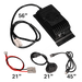 AIMS Power 48V golf cart battery kit charger and wiring components with fan-cooled charger, power cord, charging port, and battery cables.