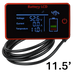Battery LCD display for AIMS Power golf cart battery kit showing 52.6V voltage, 0.0A current, 11°C temperature, and 49% charge.