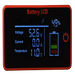 Battery LCD monitor for AIMS Power golf cart battery showing 52.6V voltage, 0.0A current, 11°C temperature, and 49% charge.