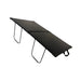 Lion Energy 100W LW 24V solar panel deployed on kickstands for angled sunlight capture and portable charging