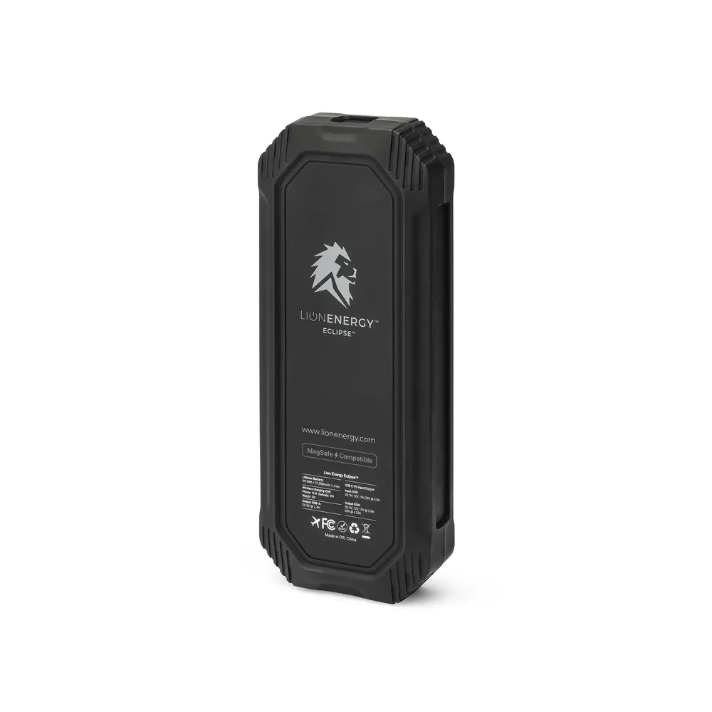 Lion Energy Eclipse Mag 27,000mAh power bank back view