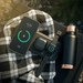 Lion Energy Eclipse Mag wireless charging setup with phone and smartwatch