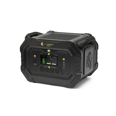 Lion Energy Safari 3000W solar generator front display view