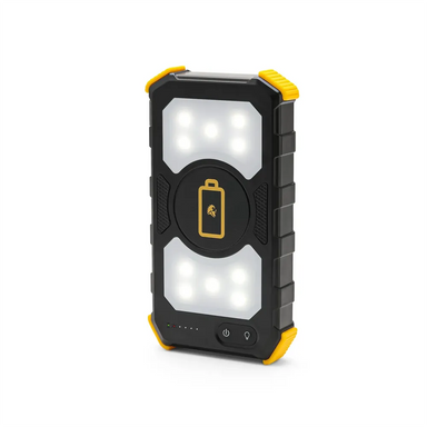 Lion Energy Prowler portable power bank with built-in LED lantern