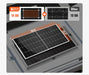 Comparison infographic showing the compact size and 16 busbar (16 BB) design of the Rich Solar MEGA 250W solar panel versus a standard 10 BB panel to highlight space-saving efficiency.