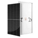 Front and back view of the Rich Solar MEGA 335 PRO 335W monocrystalline solar panel showing cell layout and junction box.