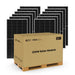Rich Solar MEGA Series 335W solar panel 12-piece volume discount pallet option for large solar arrays.