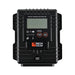 Isolated front view of the Rich Solar 20Amp 12Volt digital solar charge controller highlighting the LCD interface and setup buttons.