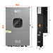 Product dimensions diagram for the Rich Solar NOVA 12K inverter showing a width of 20.3 inches, height of 33 inches, and depth of 8.5 inches.