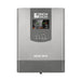 Straight front view of the Rich Solar NOVA 2K12 2000W inverter with transfer switch, showcasing the grey metal chassis, digital screen, and system control buttons.