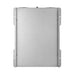 Flat rear view of the Rich Solar NOVA 2K12 inverter metal backplate panel showing built-in heavy-duty mounting flanges for solar power installations.