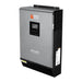 High-angle perspective view of the Rich Solar NOVA MAX 3K 24V off-grid hybrid solar inverter showing the top mounting bracket lip.