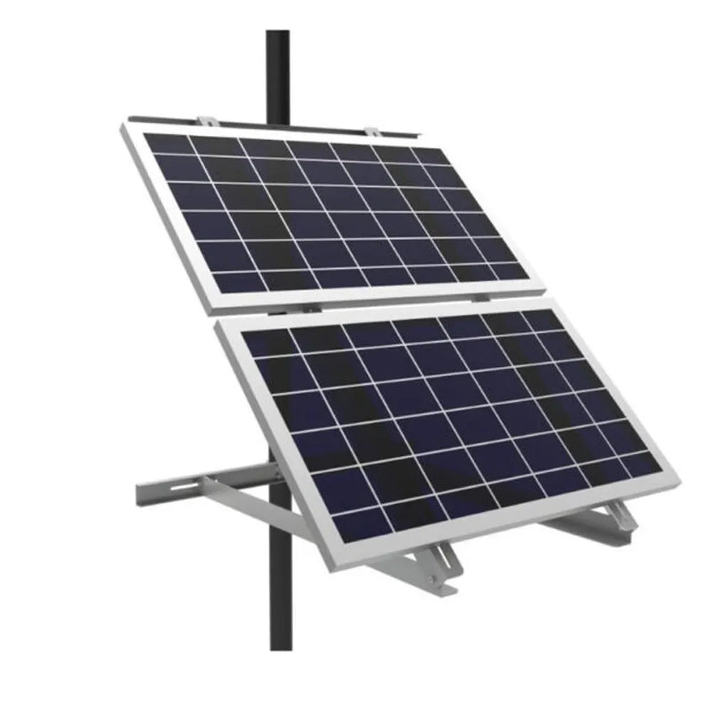 AIMS Power Dual Solar Pole Mount Bracket