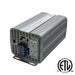 AIMS Power 2000W GFCI inverter ETL Listed UL458 with GFCI outlet, AC wiring block, and rugged aluminum housing.