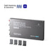 Renogy Rego 12V 104Ah Slim LiFePO4 Battery showing self-heating and slimline feature badges.