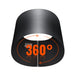 Rich Solar MEGA 200 PRO FLEX 200W flexible solar panel rolled into a complete 360-degree circle demonstrating extreme durability.