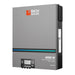 Studio front-facing perspective view of the Rich Solar NOVA 6K 6500W 48V hybrid solar charger inverter standing upright.