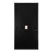 Full rear view of the all-black Rich Solar 250W solar panel featuring the matte black backsheet, technical specification label, and pre-wired split junction boxes.