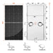 Technical blueprint and structural dimension schematic for the silver-framed Rich Solar MEGA 250 PRO 24V solar panel highlighting its 60.6" by 29.9" footprint.