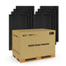 Wholesale 8-piece pallet kit of Rich Solar MEGA 335W all-black monocrystalline solar modules.
