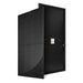 Front and back product views of the sleek Rich Solar 24V 335W all-black monocrystalline solar panel model RS-M335PB.
