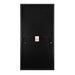 Direct rear view of the all-black Rich Solar 335W 24V solar panel showing the premium black backsheet and dual junction boxes.